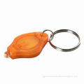 Plastic LED Keychain, Suitable for Promotions, OEM Orders Accepted, Various Colors Accepted
